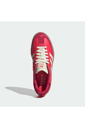 کفش اسنیکر قرمز زنانه بند دار adidas - کد 902731830