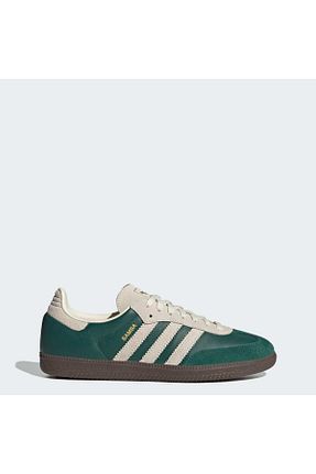 کفش اسنیکر سبز زنانه بند دار adidas - کد 942046452