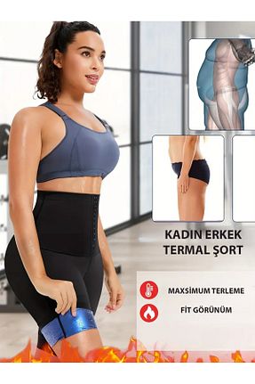 پوشاک گرمکن و زیر مشکی زنانه Tayt SAUNA SUIT - کد 299144457