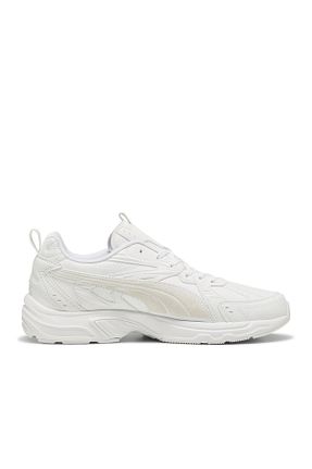 کفش اسنیکر سفید زنانه بند دار Puma - کد 849039695