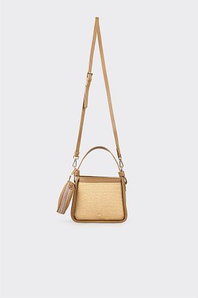 کیف دستی قهوه ای زنانه پارچه ای Elle - کد 930003861