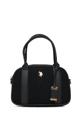 کیف پستچی مشکی زنانه چرم مصنوعی U.S. Polo Assn. - کد 945648687