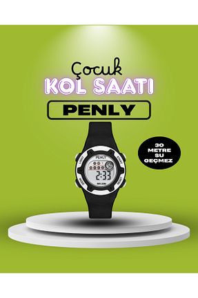 ساعت مچی مشکی بچه گانه 31-35 میلی متر Penly - کد 845029502