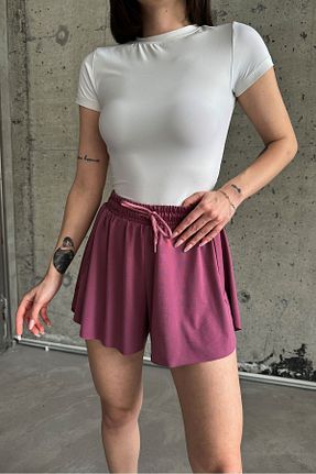 شلوارک و برمودا صورتی زنانه شلوارک دامنی la & vetta - کد 825037436
