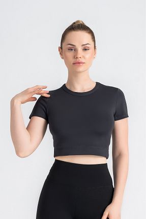 بادی مشکی زنانه یقه دوچرخه Leggfly - کد 945946793