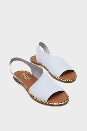 صندل سفید زنانه پاشنه تخت Capone Outfitters - کد 944401072