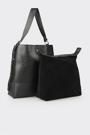 کیف دوشی مشکی زنانه پلی اورتان Elle - کد 924708452