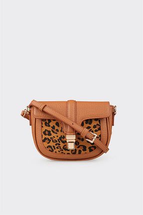 کیف دوشی قهوه ای زنانه پارچه ای Elle - کد 923184463