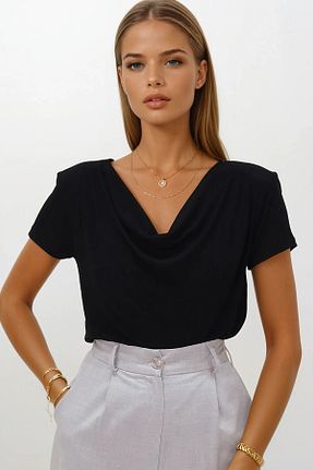 بلوز رنگی زنانه ساده VAGGON - کد 946107266