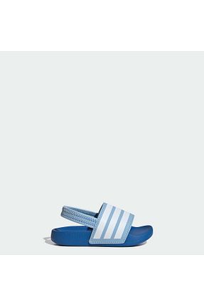 صندل آبی بچه گانه پاشنه تخت adidas - کد 893281330