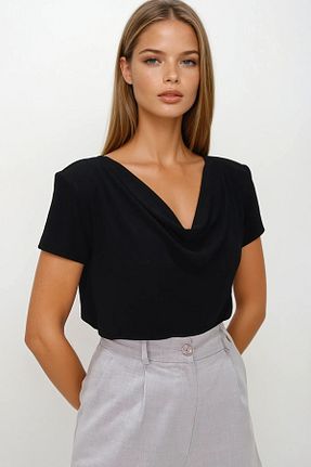 بلوز رنگی زنانه ساده VAGGON - کد 946107266