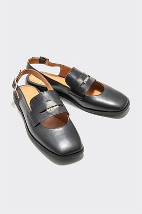 کفش کژوال مشکی زنانه چرم خالص Elle - کد 834319371
