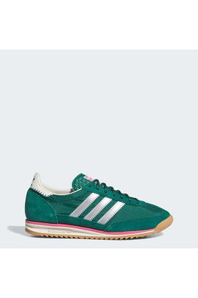کفش اسنیکر سبز زنانه بند دار adidas - کد 847963241