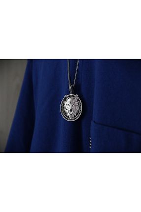 گردنبند نقره رنگی مردانه 925 عیار Avcı Silver - کد 947562391