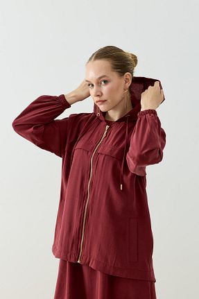 لباس زرشکی زنانه بافتنی Hilay - کد 947960296