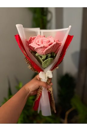 گل خشک و مصنوعی صورتی thefloweriesthobby - کد 947698850