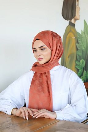 شال بژ زنانه پنبه پلی استر Armine - کد 947772830