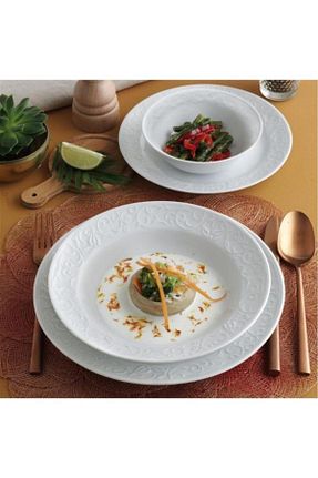 سرویس غذاخوری سفید 6 نفره Güral Porselen - کد 947759470
