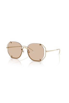 عینک آفتابی طلائی زنانه 54 Emporio Armani - کد 947794374