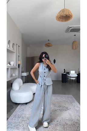 ست بالاتنه و پائین تنه رنگی زنانه پنبه ای Buket Teke - کد 947820113