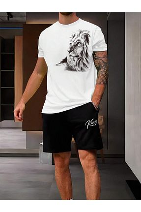 ست بالاتنه و پائین تنه رنگی مردانه بافتنی aynewmoda - کد 947818919