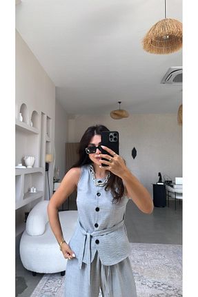 ست بالاتنه و پائین تنه رنگی زنانه پنبه ای Buket Teke - کد 947820113