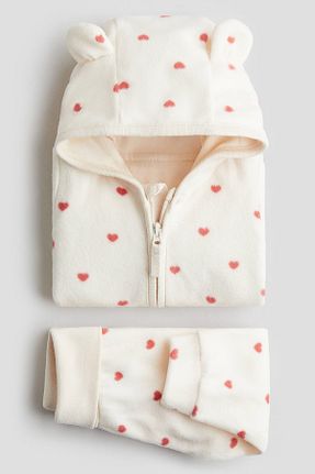 ست نوزادی سفید بچه گانه پنبه ای H&M - کد 948337307