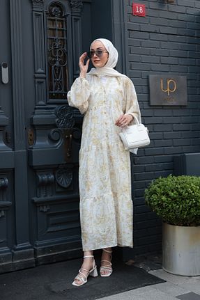 لباس حجاب زرد زنانه رگولار LOCCO - کد 948349423