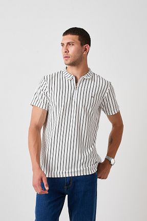 پولوشرت رنگی مردانه پنبه ای DAMGA JEANS - کد 947992568