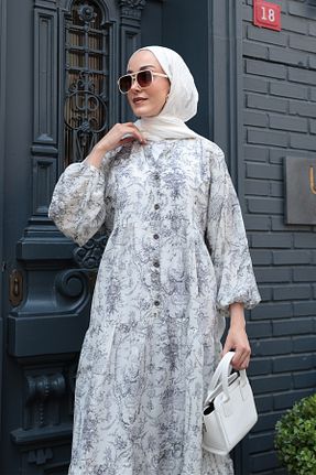 لباس حجاب طوسی زنانه رگولار LOCCO - کد 948349292