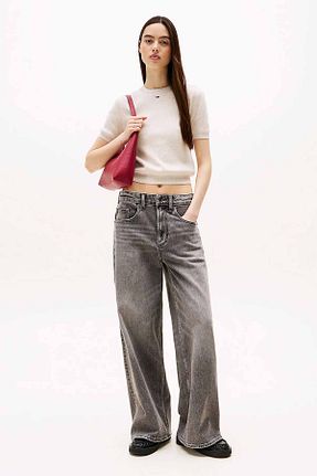 تیشرت رنگی زنانه یقه دوچرخه Tommy Hilfiger - کد 948351854