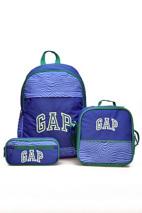 کیف مدرسه سرمه ای بچه گانه پارچه ای GAP - کد 948030117