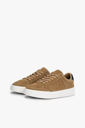 کفش اسنیکر قهوه ای مردانه بند دار Tommy Hilfiger - کد 940759664