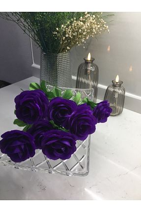گل خشک و مصنوعی بنفش çiçek mariya - کد 948123352