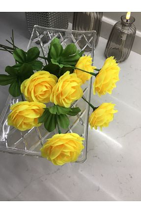 گل خشک و مصنوعی زرد çiçek mariya - کد 948123316