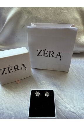 گوشواره نقره طوسی زنانه 925 عیار zera - کد 948265465