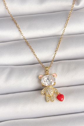 گردنبند استیل ( فولاد ) طلائی زنانه استیل (فولاد) Dazzlecave - کد 948318126