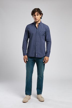 شلوار جین آبی مردانه پاچه ساده Lee Cooper - کد 948340007
