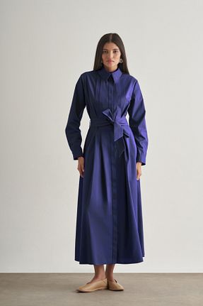 لباس سرمه ای زنانه بافتنی Mizalle - کد 948372979