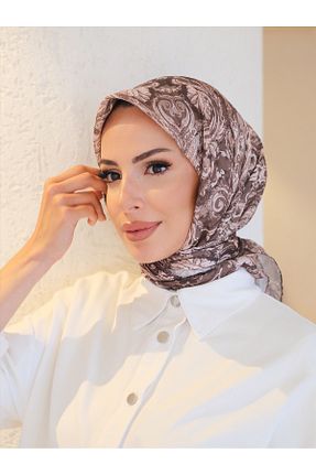روسری متالیک پنبه پلی استر efdal şal eşarp - کد 948390370