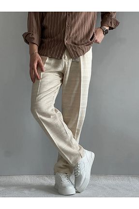 شلوار مردانه کتان MENOFOURSWEAR - کد 948427178