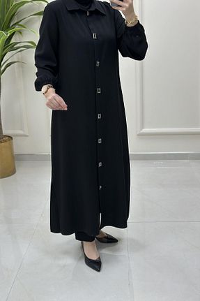کلاه و ابایا مشکی زنانه پنبه پلی استر Keten - کد 948515211