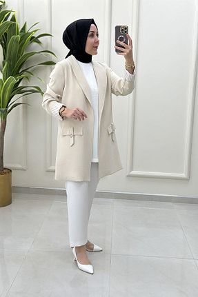 کت حجاب طوسی زنانه رگولار KADO - کد 948500706