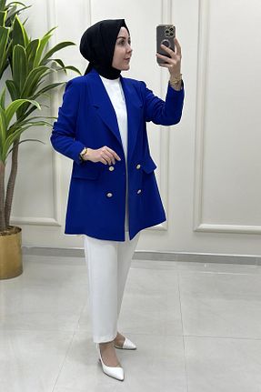 کت حجاب آبی زنانه رگولار Melih - کد 948501536