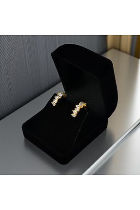 گوشواره نقره زرد زنانه 925 عیار SOFT - کد 948513516