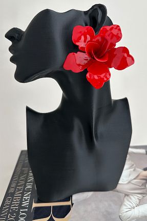 گوشواره جواهر طلائی فلزی Modex - کد 948521406