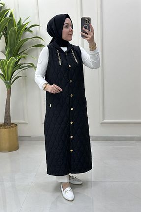 جلیقه حجاب مشکی زنانه رگولار ayşe akay - کد 948531709