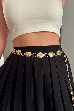 کمربند متالیک زنانه C&E Design - کد 948594720