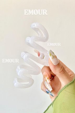 گیره سر سفید زنانه emour - کد 948729774