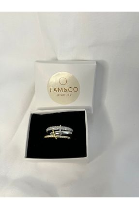 انگشتر استیل (فولاد) رنگی زنانه استیل ضد زنگ Fam&Co Jewelry - کد 948735454
